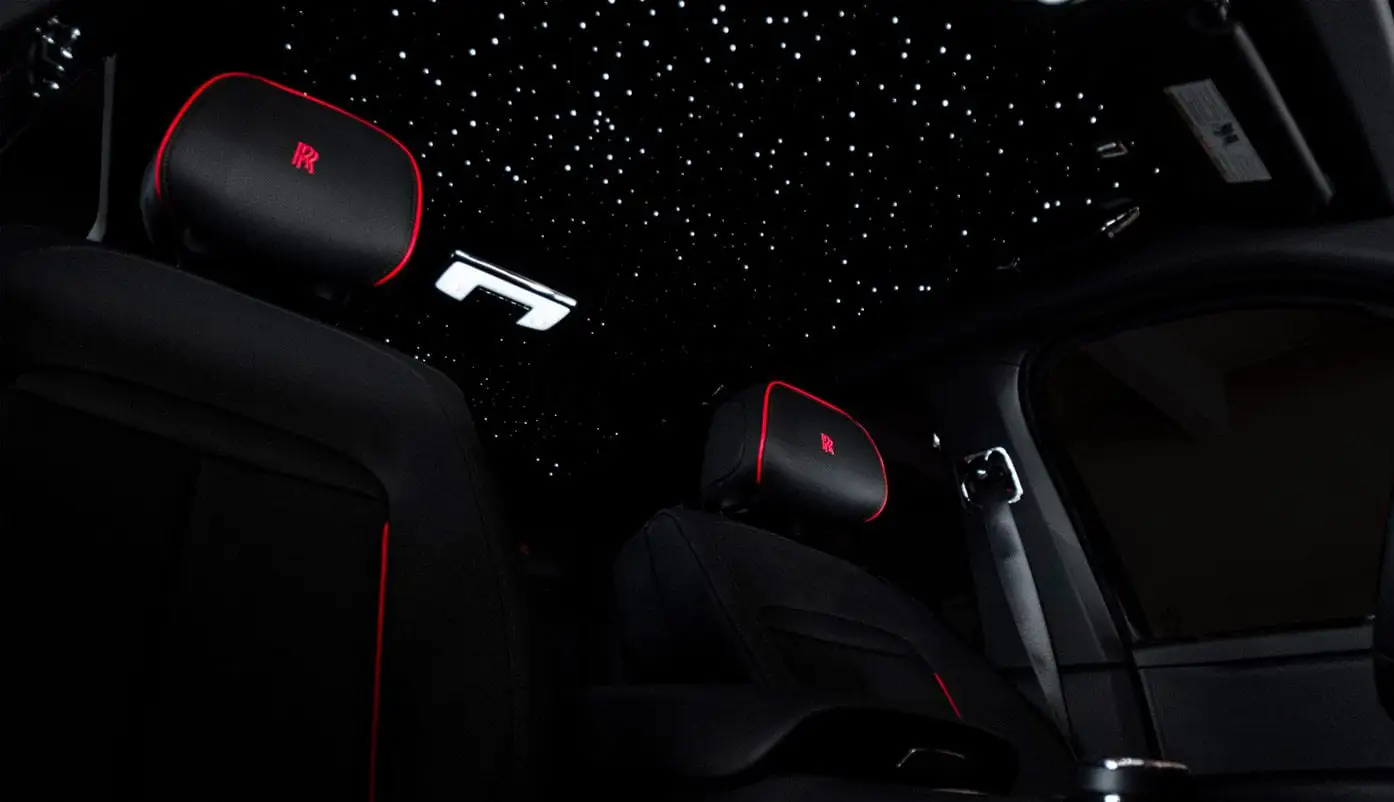 Interior of Rolls Royce Cullinan