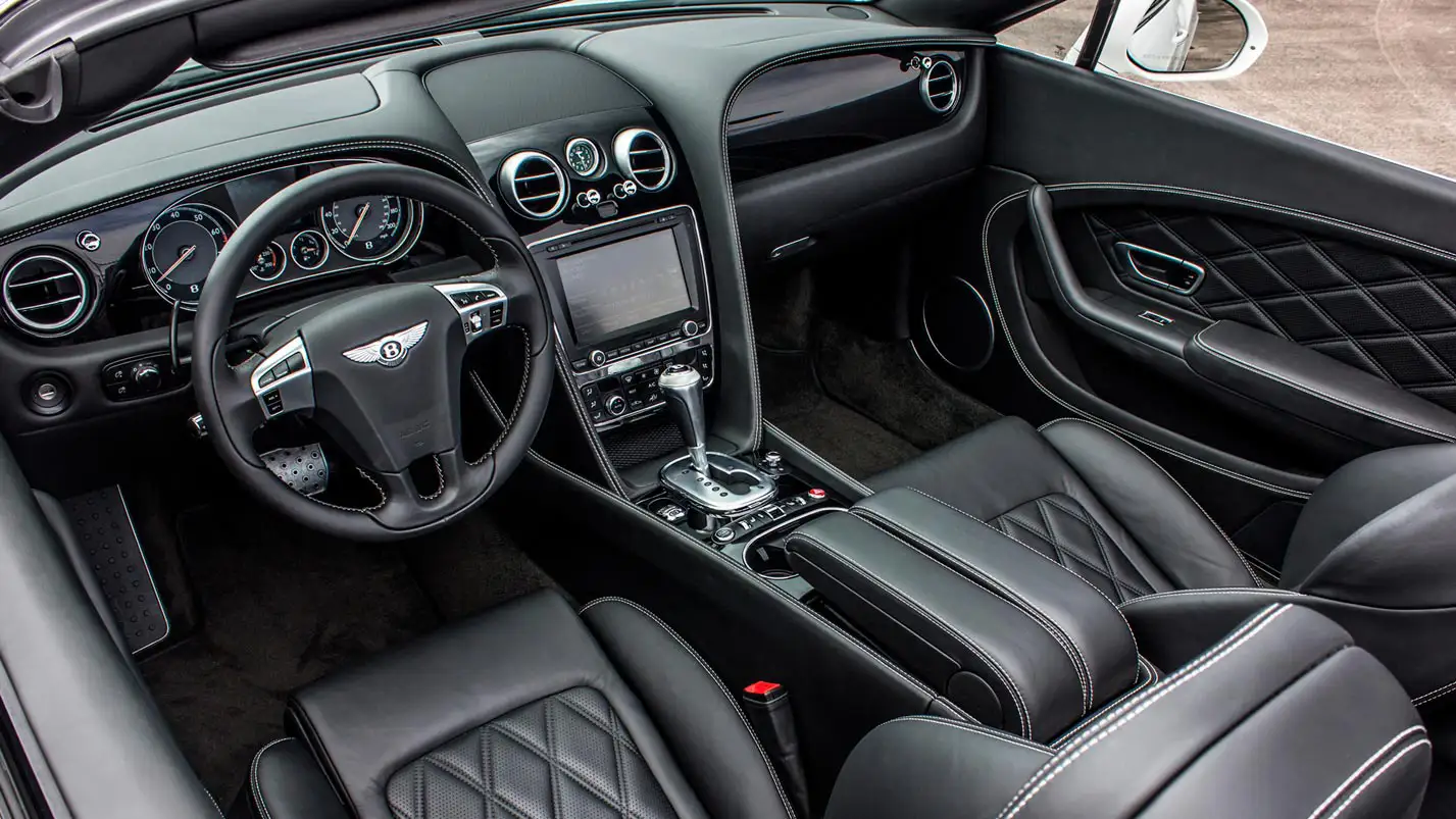 bentley continental gtc rental interior luxury car mph club