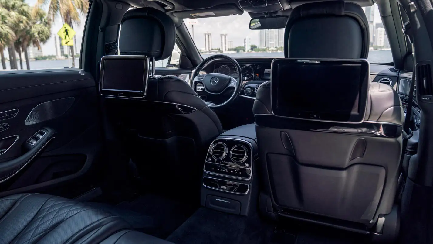 mercedes benz maybach rental interior luxury car mph club