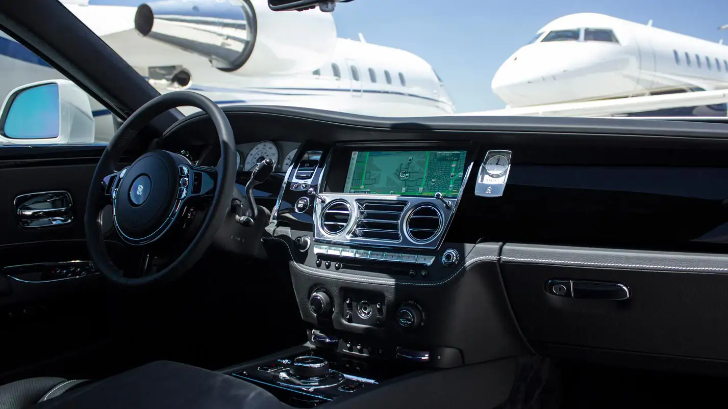 rolls royce ghost rental interior luxury car mph club