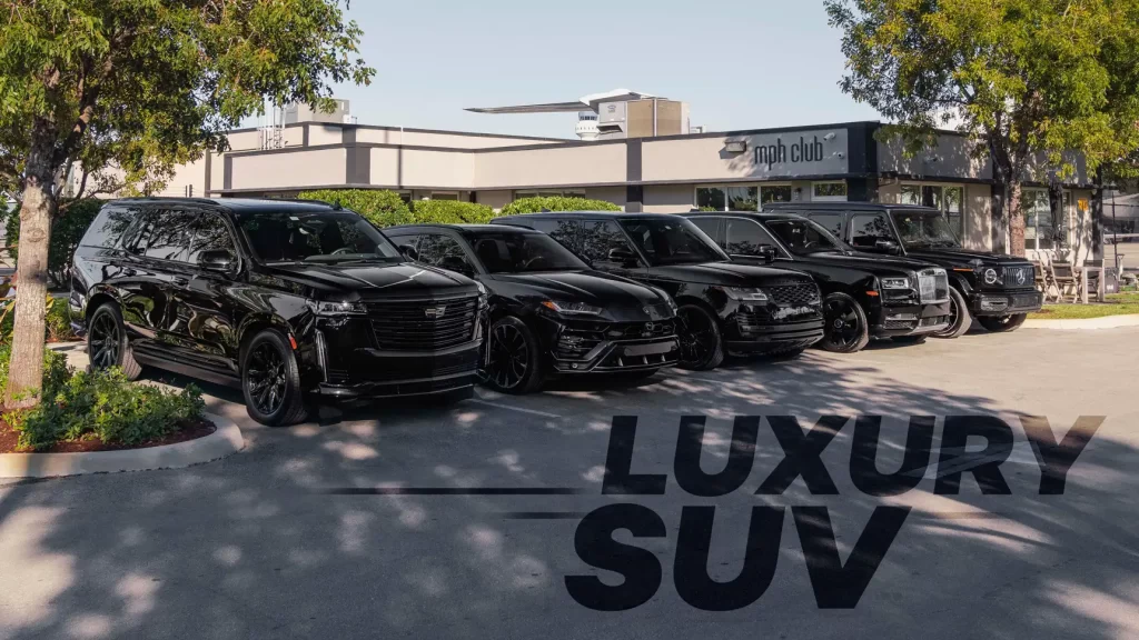 Luxury SUV rental blog thumbnail mph club