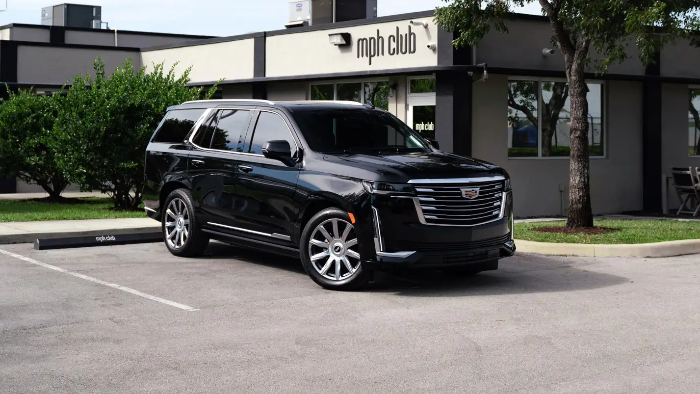 luxury suv rental cadillac escalade profile mph club