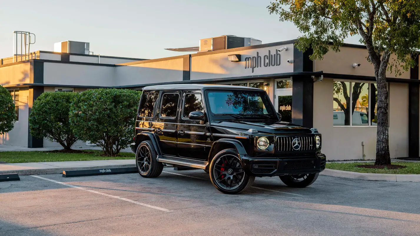 luxury suv rental mercedes gwagon profile mph club