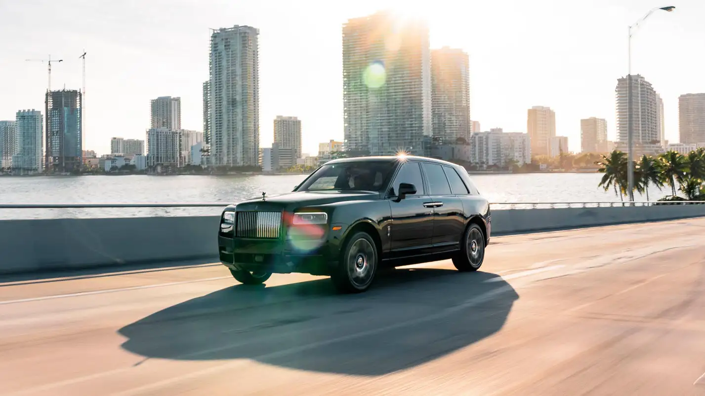 luxury suv rental rolls royce cullinan roller mph club