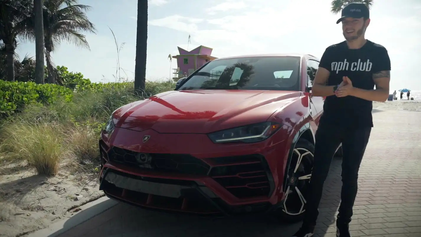 robert rushing from mph club reviewing the lamborghini urus