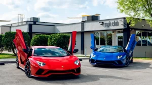 red-lamborghini-aventador-s-roadster-rental-and-blue-lamborghini-aventador-s-roadster-rental-mph-club