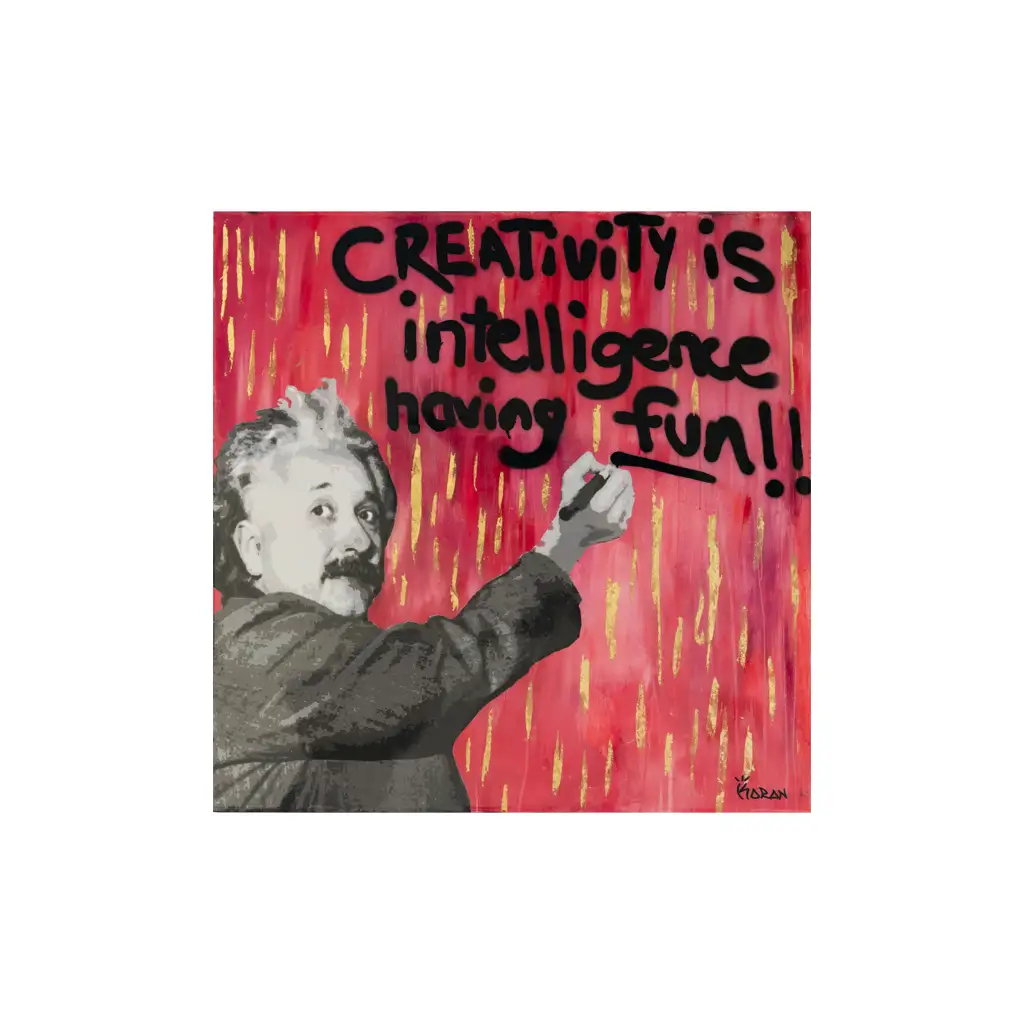 mph club art Alber Einstein 36 by 36 Karan Patel