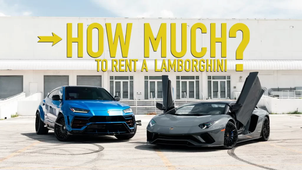 How much does it cost to rent a Lamborghini? blogpost thumbnail mph club