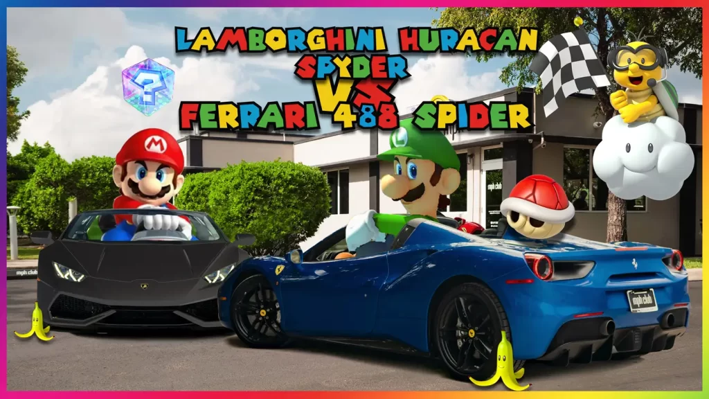 Ferarri 488 Spider VS Lamborghini Huracan Spyder - mph club blog