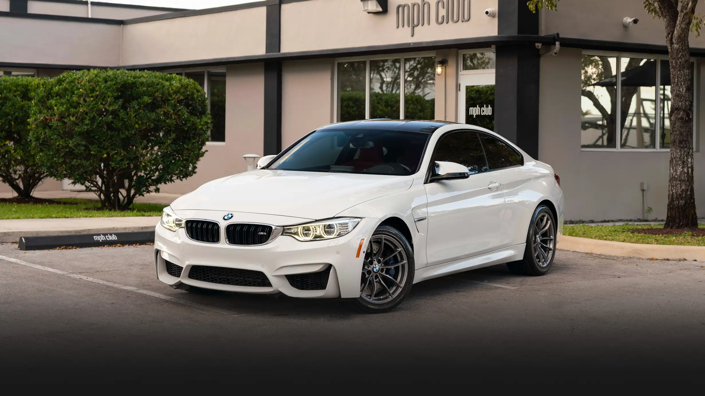 BMW M4 rental profile view mph club