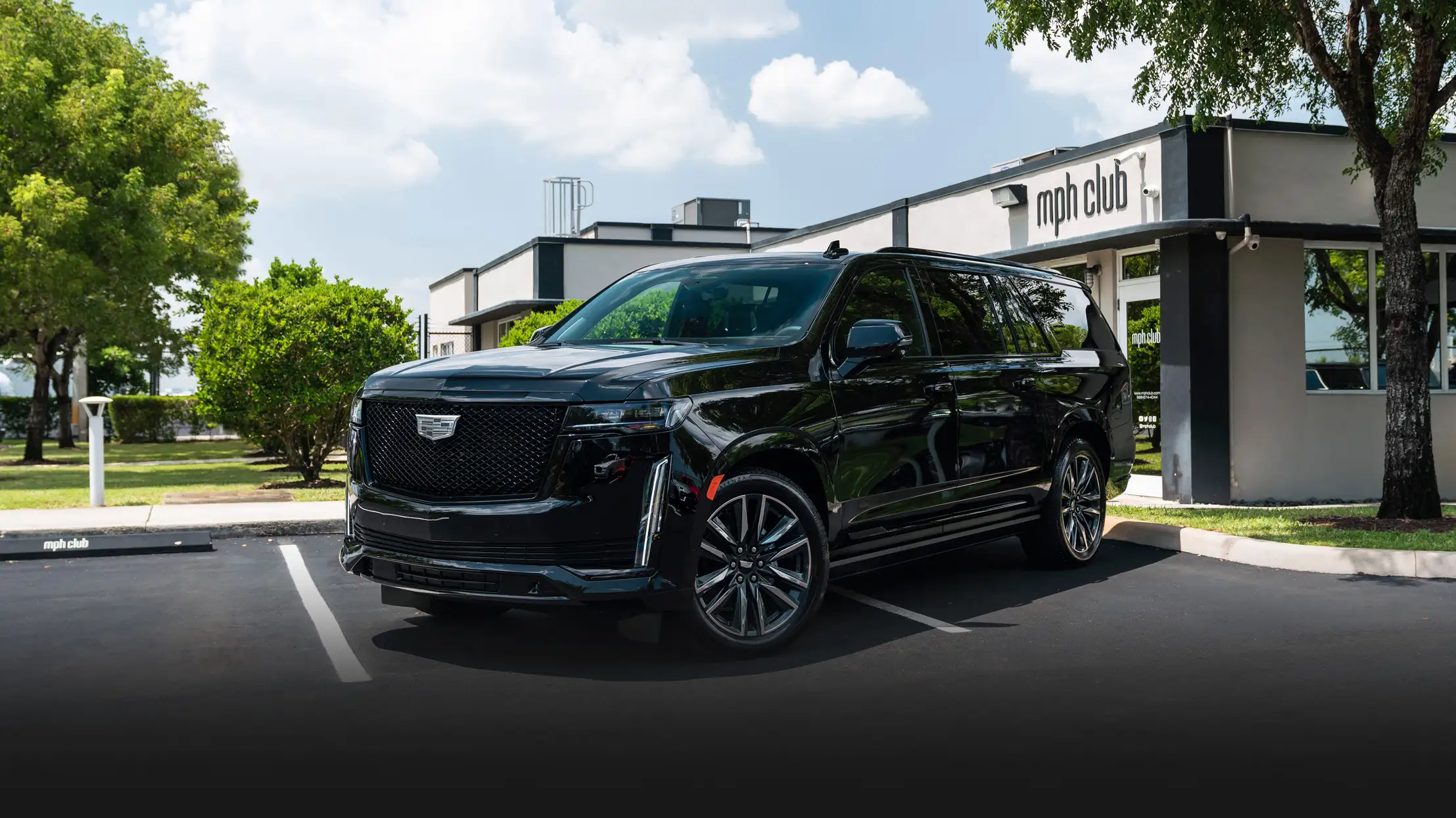 Cadillac Escalade ESV Sport Platinum rental profile view mph club