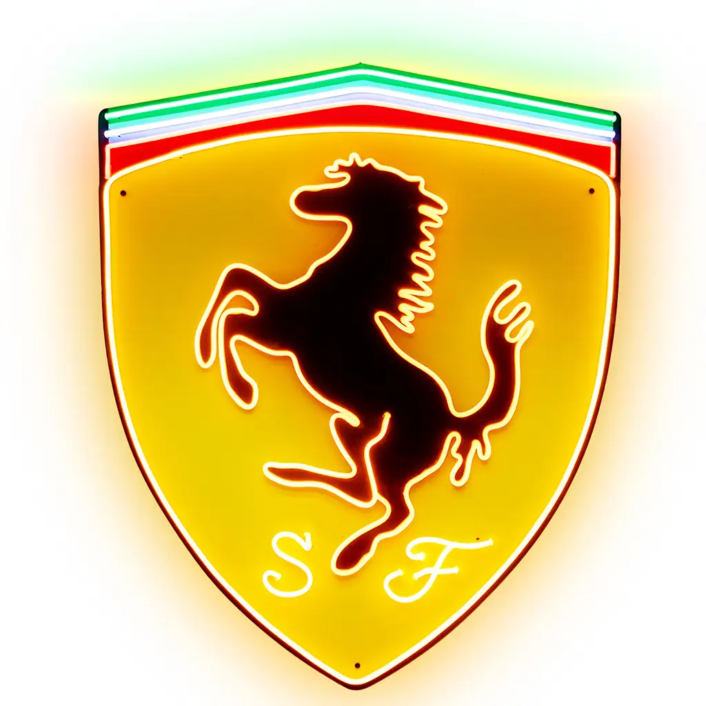 mph club art Ma$$ G Ferrari neon sign