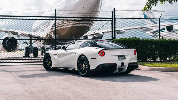 Ferrari F12 rental rear view mph club