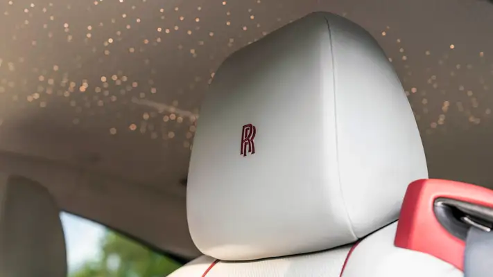 Matte blue Rolls Royce Wraith rental interior view mph club