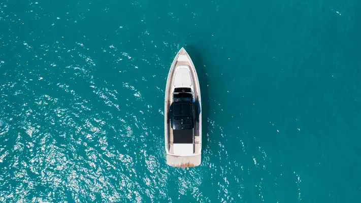 Pardo 43 charter Monaco birds eye view mph club