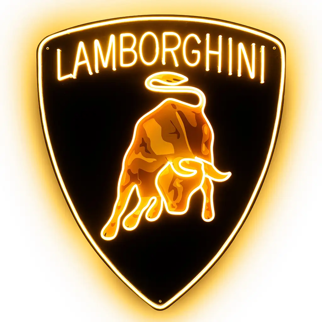 mph club art Ma$$ G Lamborghini neon sign