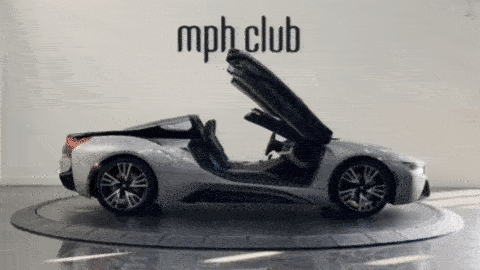 BMW I8 silver rental - mph club