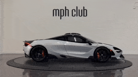 White with orange McLaren 720s rental- mph club