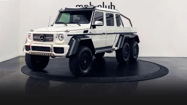 Mercedes Benz AMG G63 6x6 rental profile view rszd - mph club