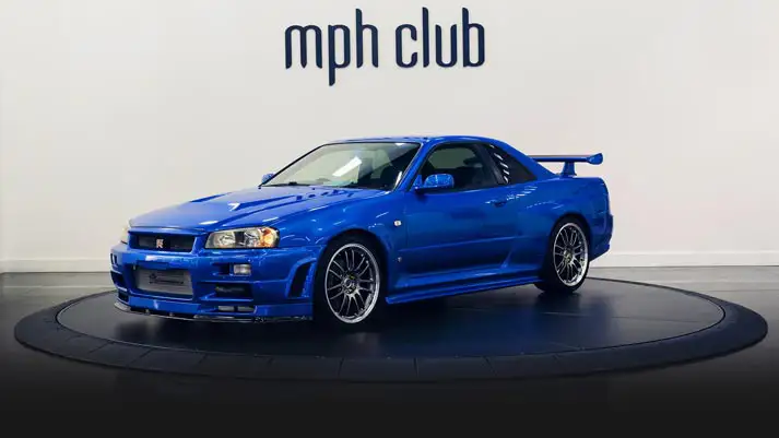 Nissan Skyline R34 rental profile view rszd - mph club