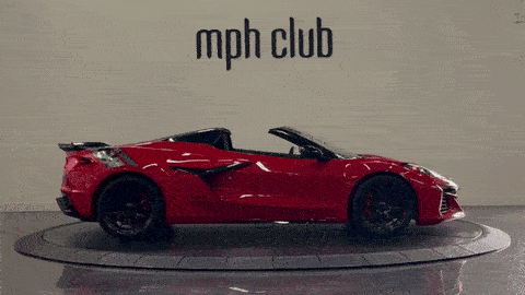 Red Chevrolet Corvette Z06R rental - mph club