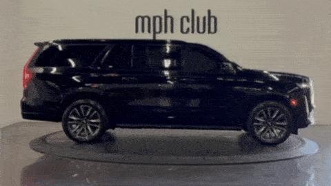 Black on black Cadillac Escalade rental turntable - mph club