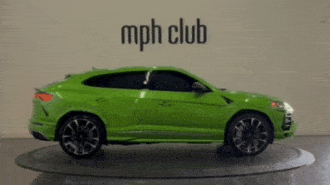 Green on brown Lamborghini Urus rental - mph club