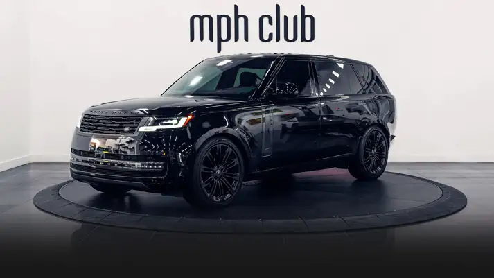 \Black on black Range Rover rental profile view rszd - mph club